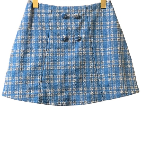 Devon Windsor Andi Plaid‎ Mini Skirt Sz M - Picture 2 of 8